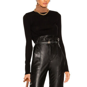 Staud 'Urchin' Black Turtleneck Sweater Size XS